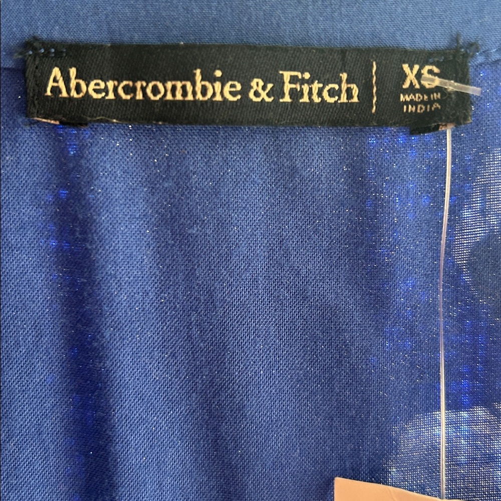 Abercrombie & Fitch Navy Floral Long Sleeve Dress - Picture 5 of 8